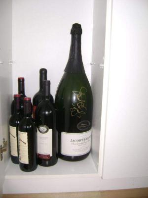 Stuart O'Grady Signed 6L Bottle of Sparkling Wine